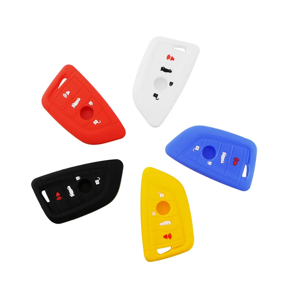 Fashion Car Remote Key Case Cover Shell Fob for BMW X1 X3 X5 X6 X7 1 3 5 6 7 Series G20 G30 G11 F15 F16 G01 G02 F48 Keyless