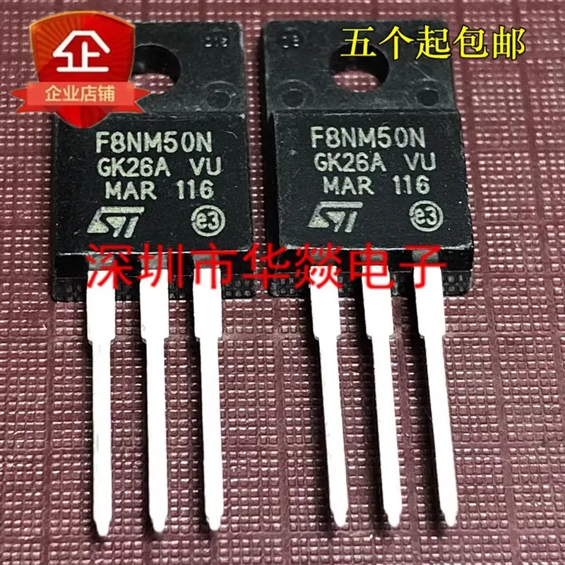 5PCS F8NM50N  STF8NM50N   TO-220F 500V 5A  Brand New In Stock, Can Be Purchased Directly From Shenzhen Huayi Electronics