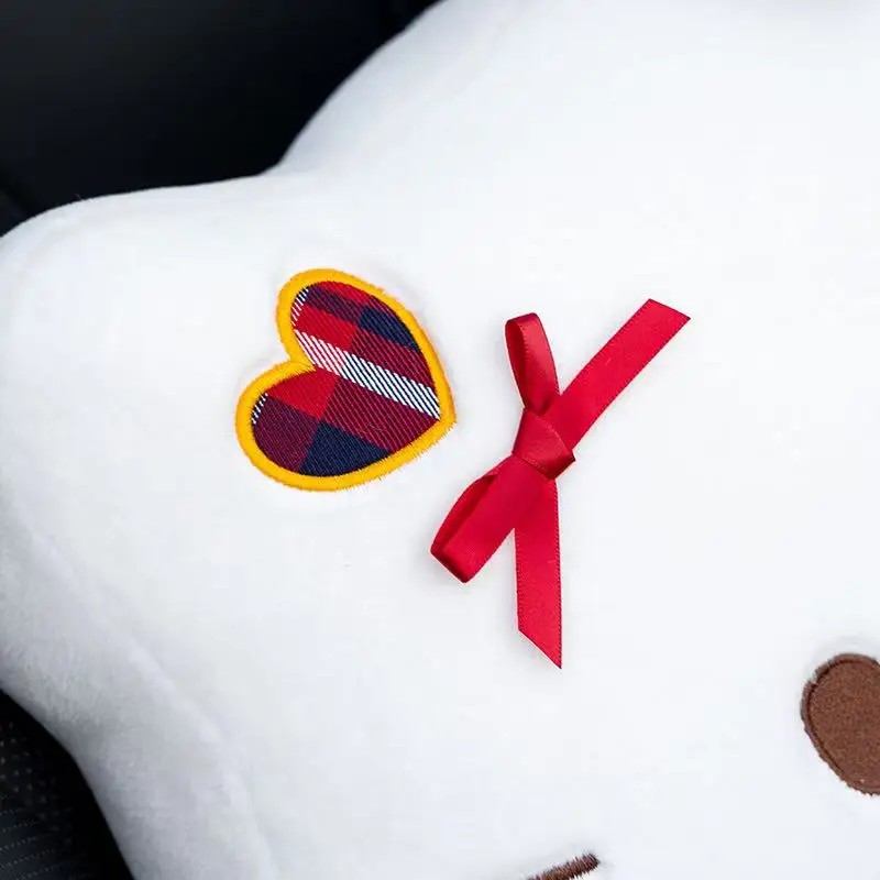 Sanrio New Hello Kitty Car Cushion, Shoulder Protection, Seat Belt Buckle filling, Plush Toy doll, cartoon Anime, Fun doll