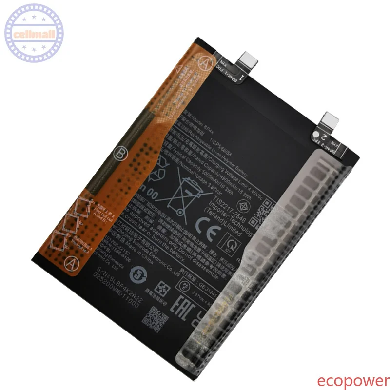 5000mAh Fast Shipping High Quality Battery BP4K For Xiaomi Redmi Note 12 Pro / Note 12T Poco X5 Pro Replacement Batteries+Tools