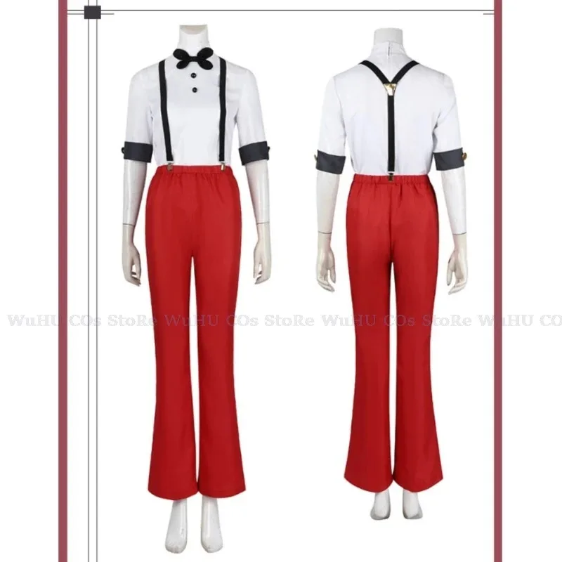 Anime Hazbin Cos Charlie Morningstar Cosplay dibujos animados Hotel fantasía disfraz mujeres adultas uniforme pelucas Halloween carnaval Suita; 6'