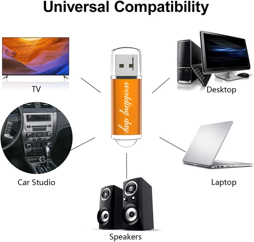حر مخصص الزفاف يوم شعار ملون المعادن USB2.0 فلاش حملة ضوء ليد أحمر 4 جيجابايت 8 جيجابايت 16 جيجابايت 32 جيجابايت 64 جيجابايت ذاكرة عصا