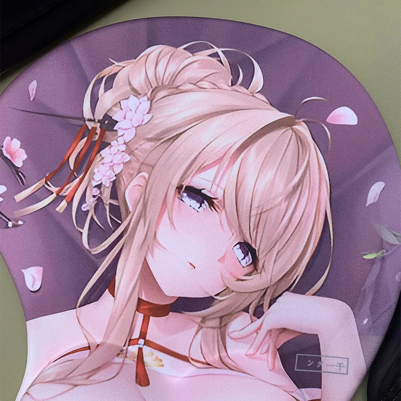 

HMS Glorious Dakimakura Azur Lane Аниме Коврики для мыши Власное изображение с силиконовой подставкой для запястий 3D игровые коврики для мыши Нескользящий мягкий коврик