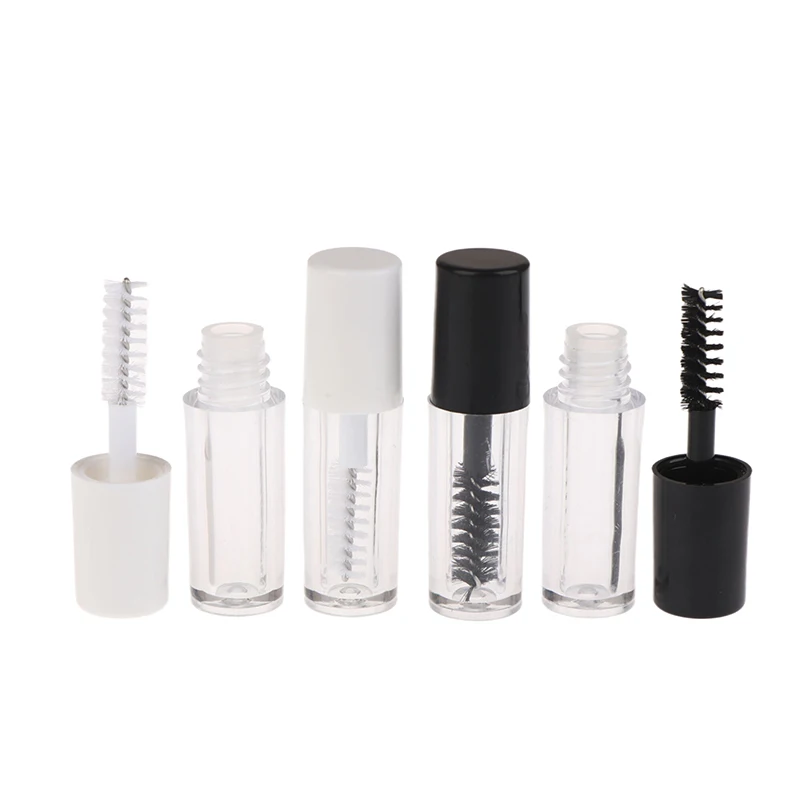3PCS Leere Mascara Rohr Mit Wimpern Zauberstab Wimpern Creme Wachstum Lösung Container Nachfüllbare Flasche Make-Up-Tool