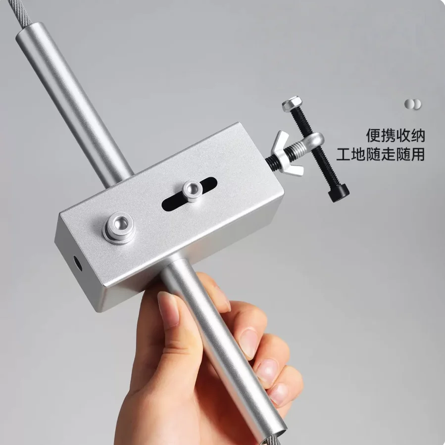 Electrician threading machine, semi-automatic, universal for water and electricity workers on construction sites, fast threading