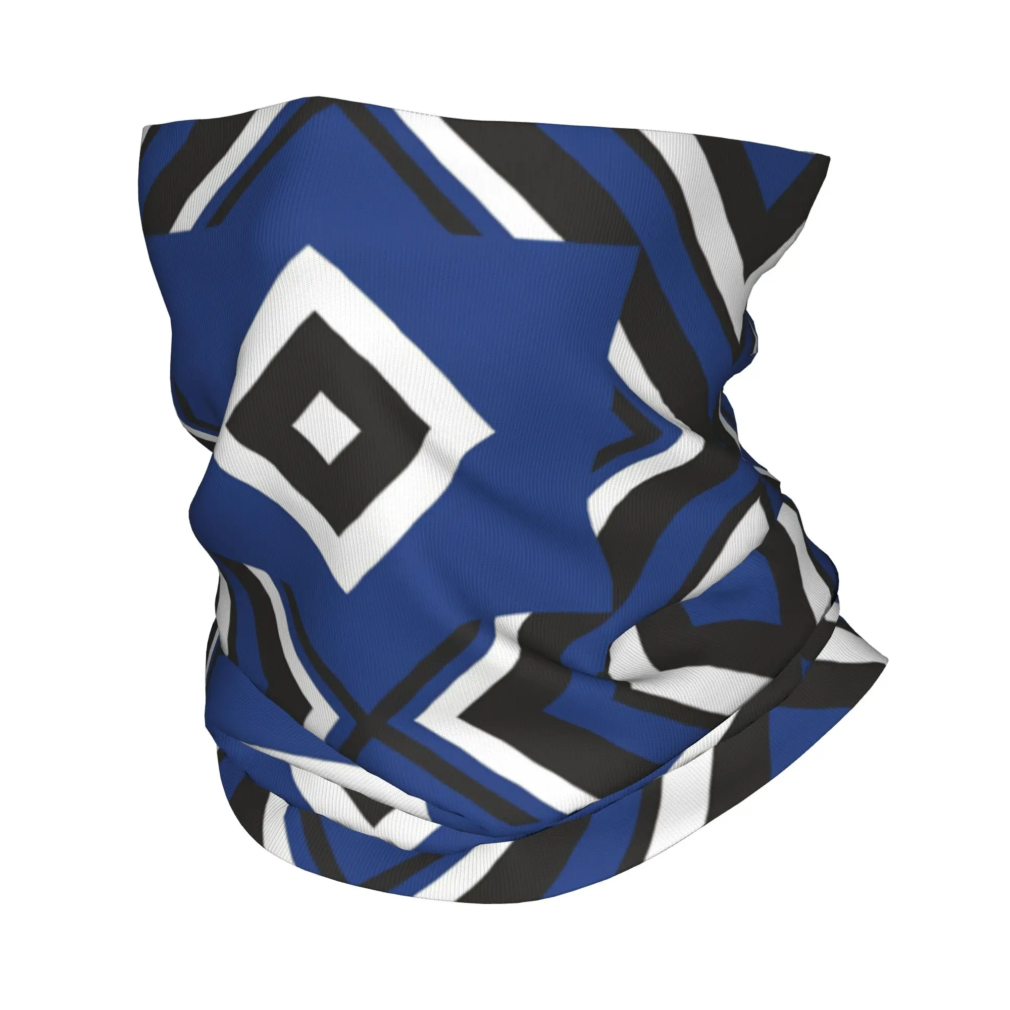 Blue Diamond HSV Soccer Bandana Neck Cover Printed Hamburgers SV Bundesligas Wrap Scarf Multifunctional Face Mask Running Adult