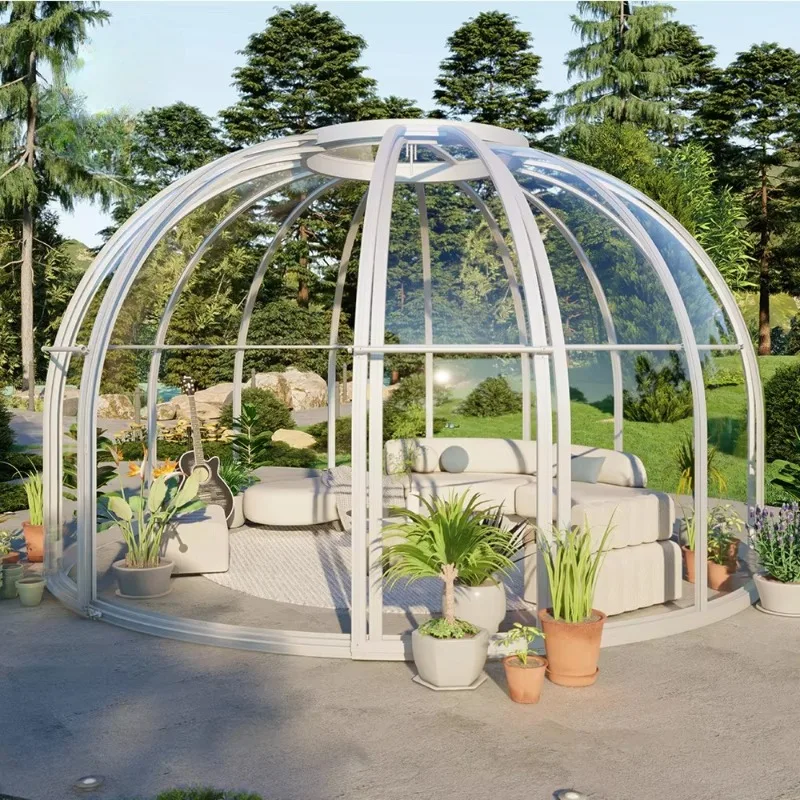Bubble Room Container House Fast Assembly Factory Customized Outdoor PC House Camping Hotel Couples Holiday Starry Sky Room