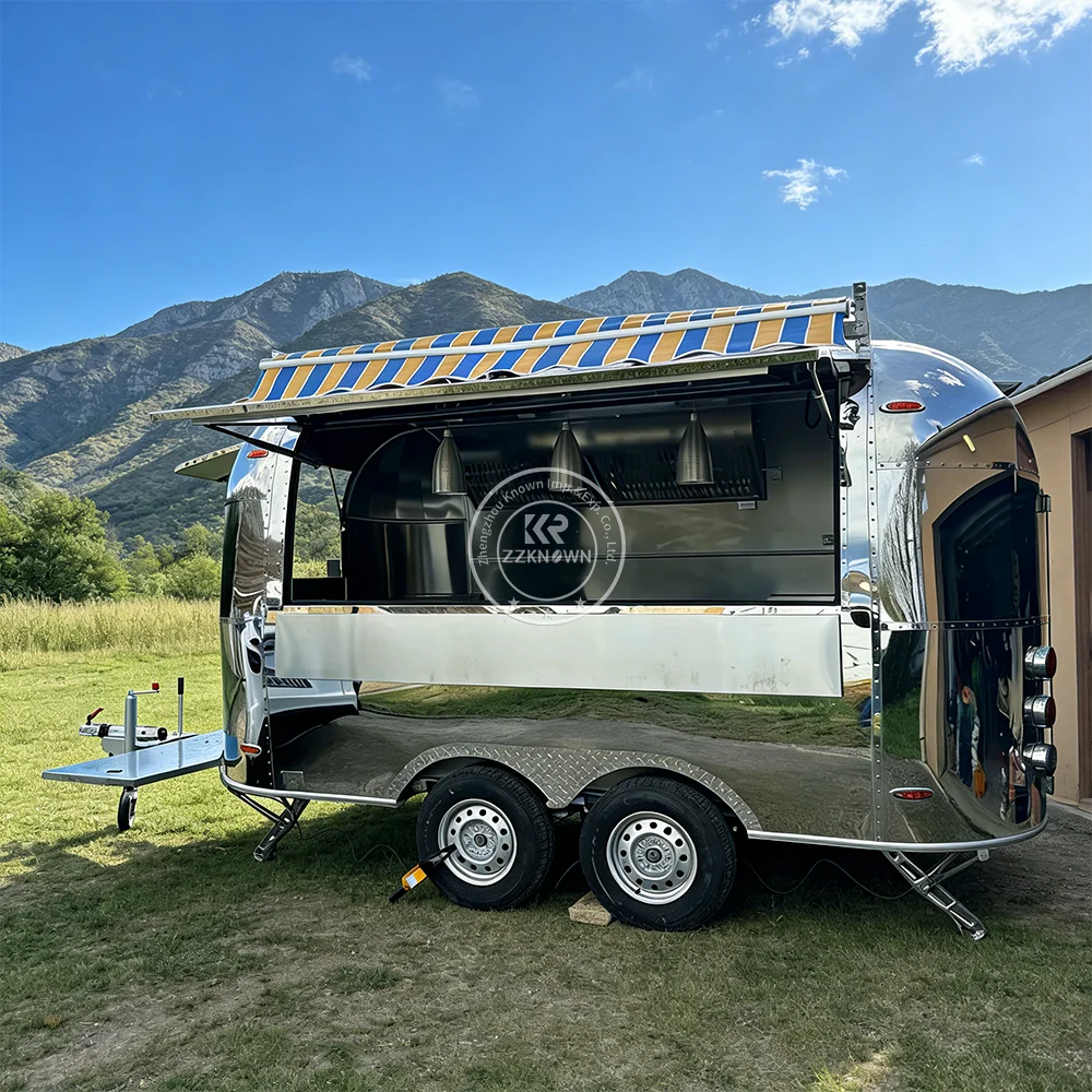 Commercial Taco Snack Truck Street Catering Outdoor Market Festival Mobile Kitchen Business Food Truck For Sale