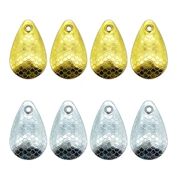 50Pcs Melon Sequins thickened fish scale sequins Horses mouth IOU Lure Fishing accessories rotating sequins