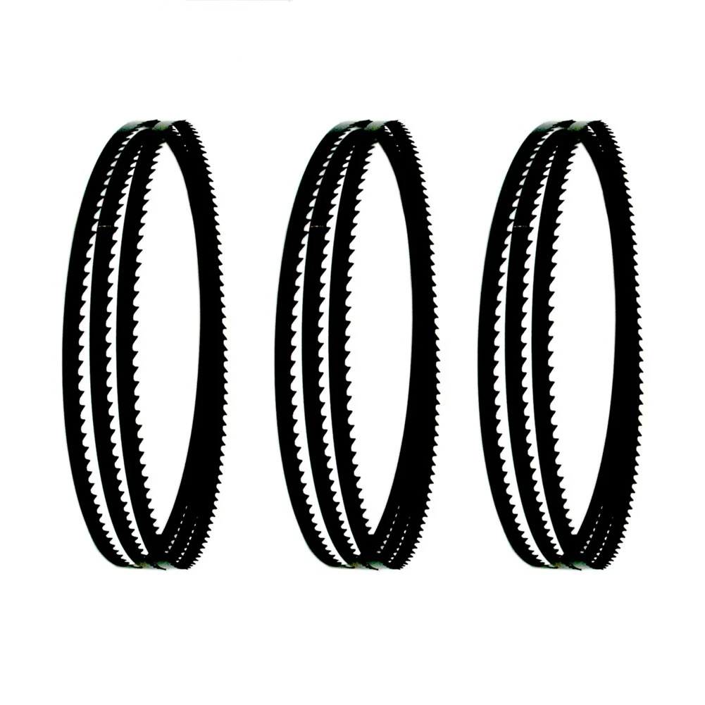 2369Mm Pisau Gergaji Tali 2369Mm X 6.35Mm X 0.5Mm 6 TPI untuk Memotong Kayu 3 Buah