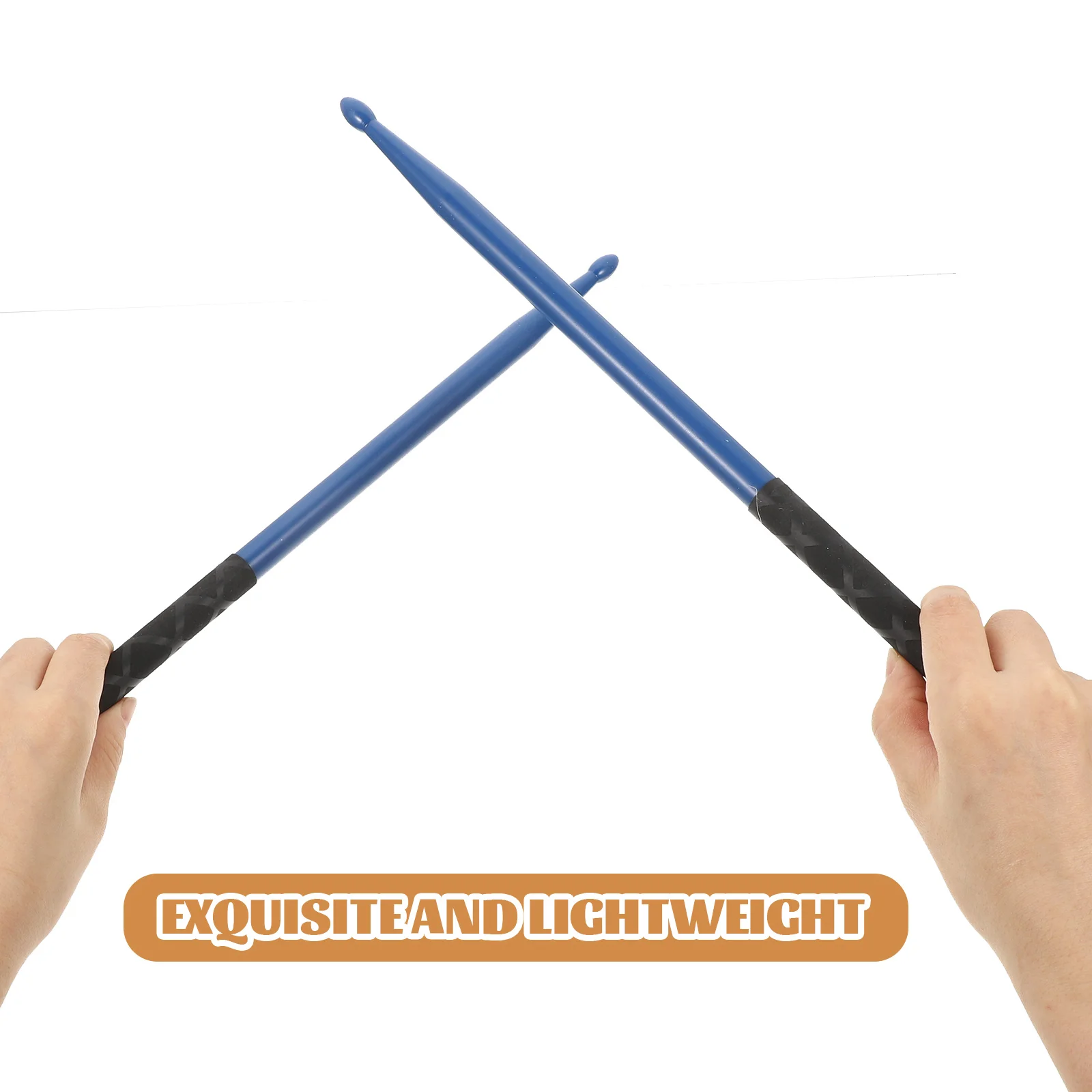 

5 Pairs Durable Non Slip Drumsticks Standard 5A Size Lightweight Portable Sticks For Marching Bands Young Old Reliable Accessory