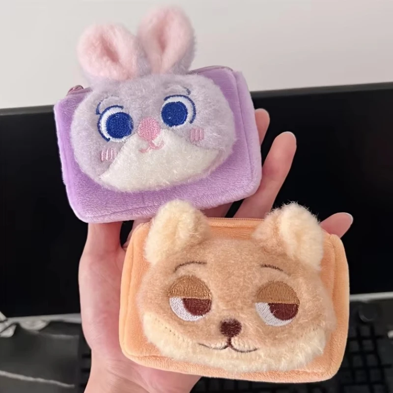 Disney Judy  Nick Apparel Accessories, plush,  for storing loose change, as rewards，party gift，daily Accessories，sweet decor