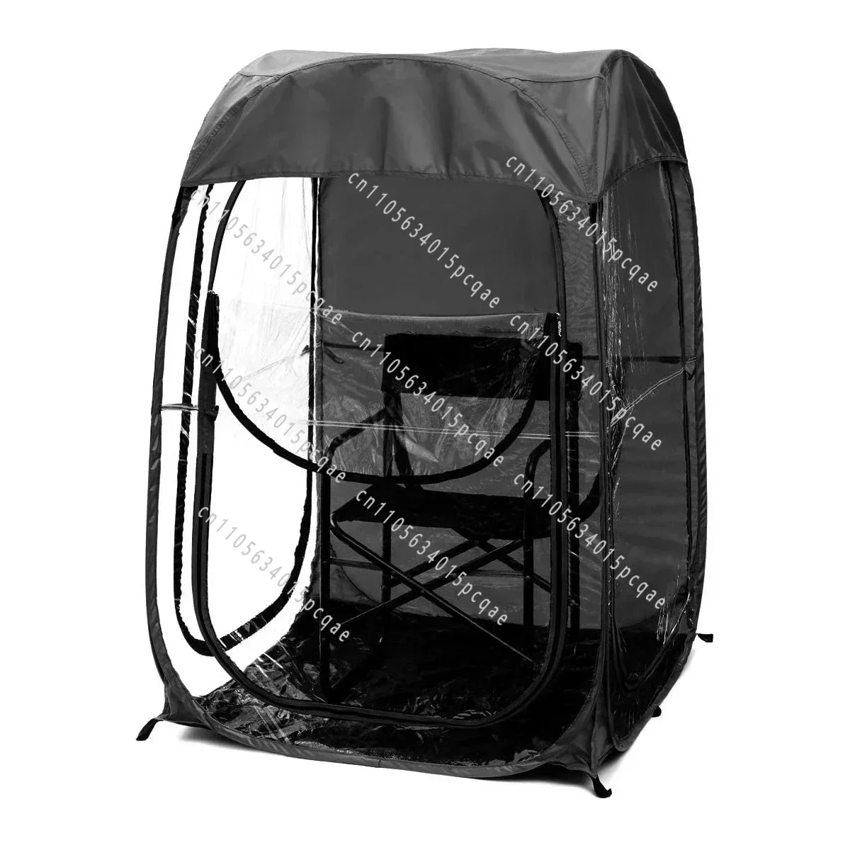 Pop Up Rain Shelter Winter Cold Weather Emergency See Through Pvc Camping Tent Waterproof Outdoor Fishing Chair Room