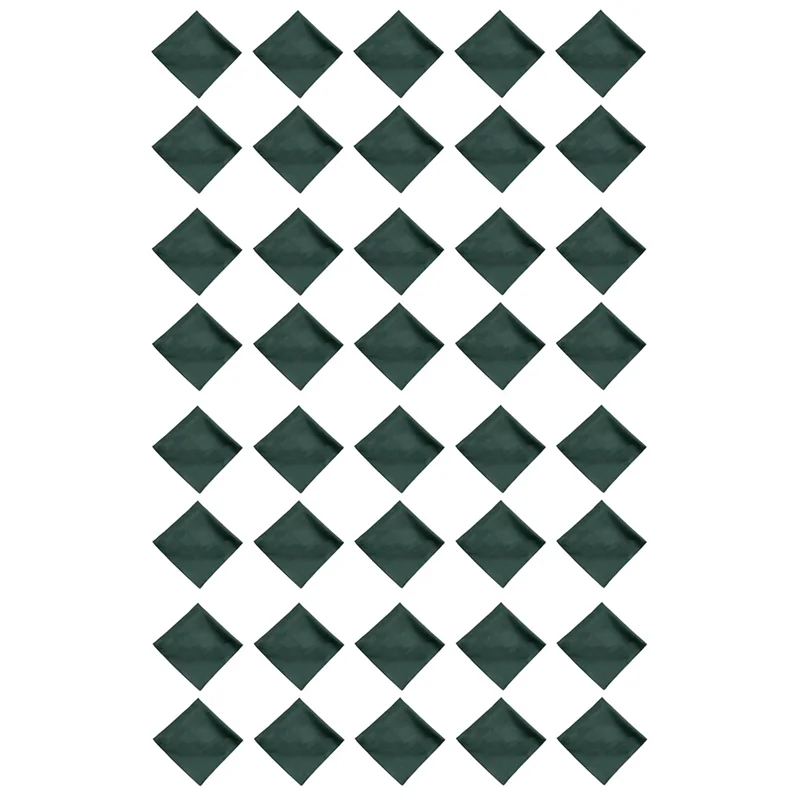 

AD30-40Pcs 48X48cm Polyester Cloth Napkins For Restaurant Wedding Banquet Dinner Party, Dark Green