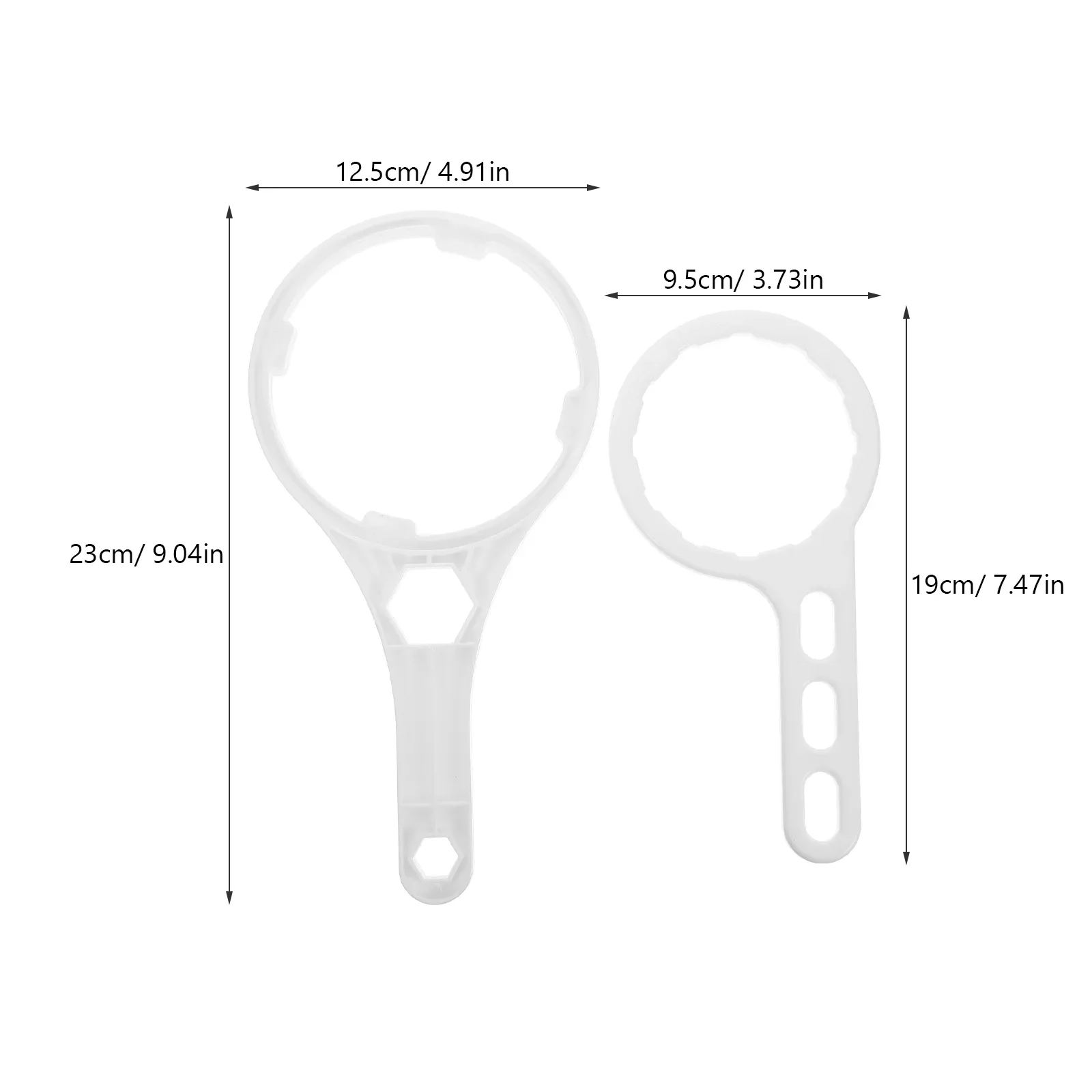 1 pcs Filter Shell Wrench for 10 Inch Water Filter Canister Housing Membrane Spanner Plastic Tool Replacement Change