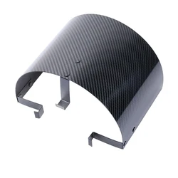 Carbon Fiber Look Stainless Steel Intake Air Filter Cover Heat Shield Fit For 2.5-5