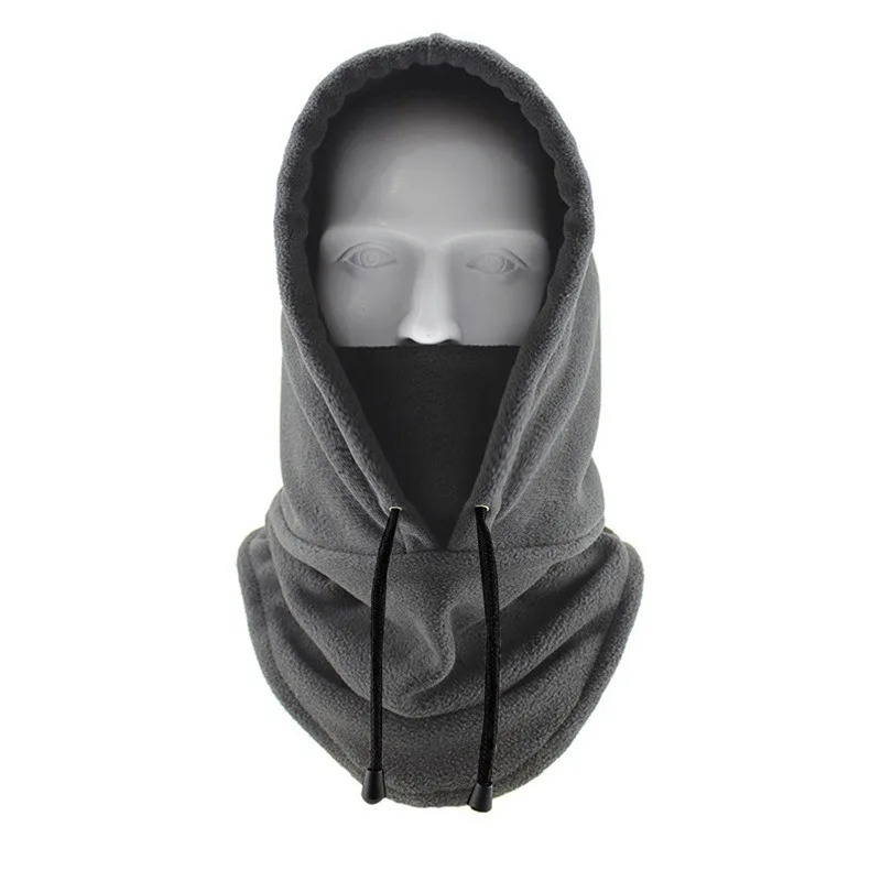 New Quality Cycling Cap Ski Balaclava Winter Windproof Cap Outdoor Hood Cap Cold Padded Hood Beanies Plush Warm Hat