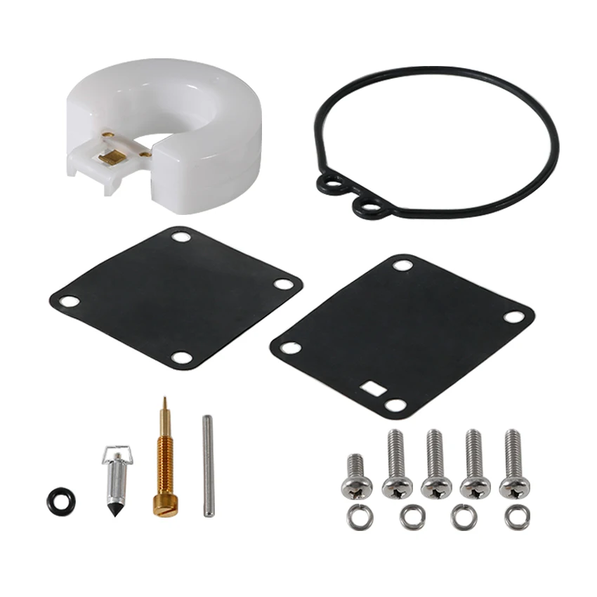 

Motorcycle Carburetor Repair Kit Outboard Parts Fits for Tohatsu 4hp M4 / 5hp M5 / 8hp M8 / 9.8hp M9.8 359087122-1 359-87122-1