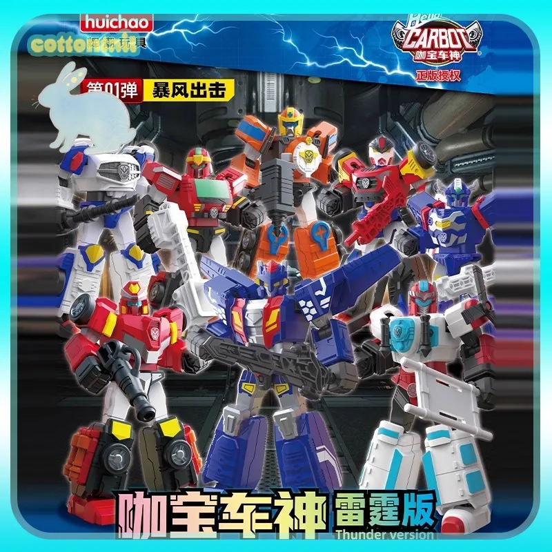 

Оригинальный Hello Carbot Thunder версия Vol.1 слепая коробка экшн-строительный блок пожарная сигнализация King Driver сборка мини-меха орнамент