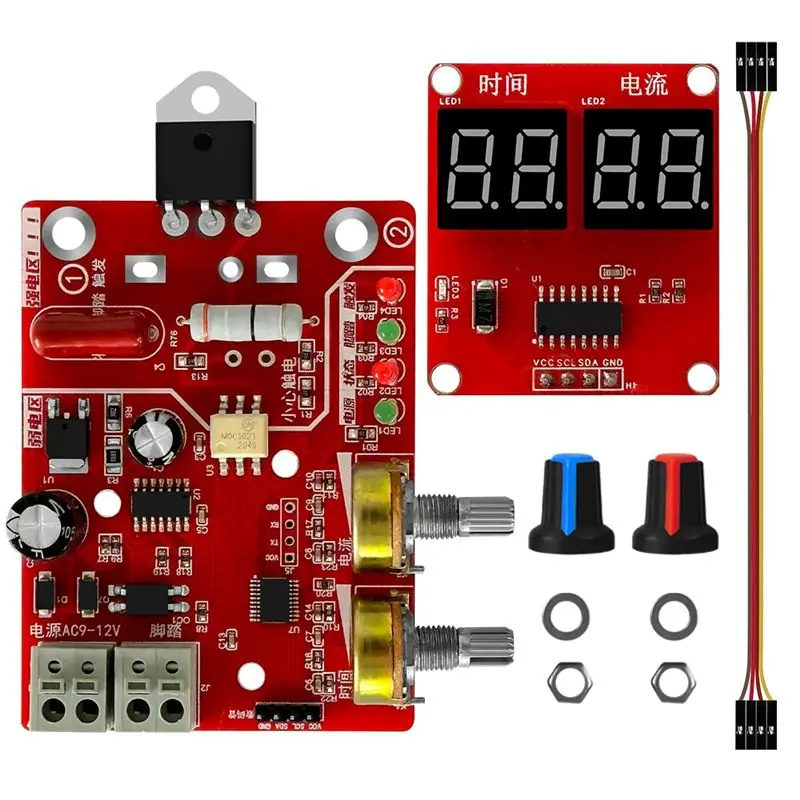 A69ENY-D01 Spot Welding Machine Control Board Regulating Time And Current Digital Display DIY Control Board (40A)
