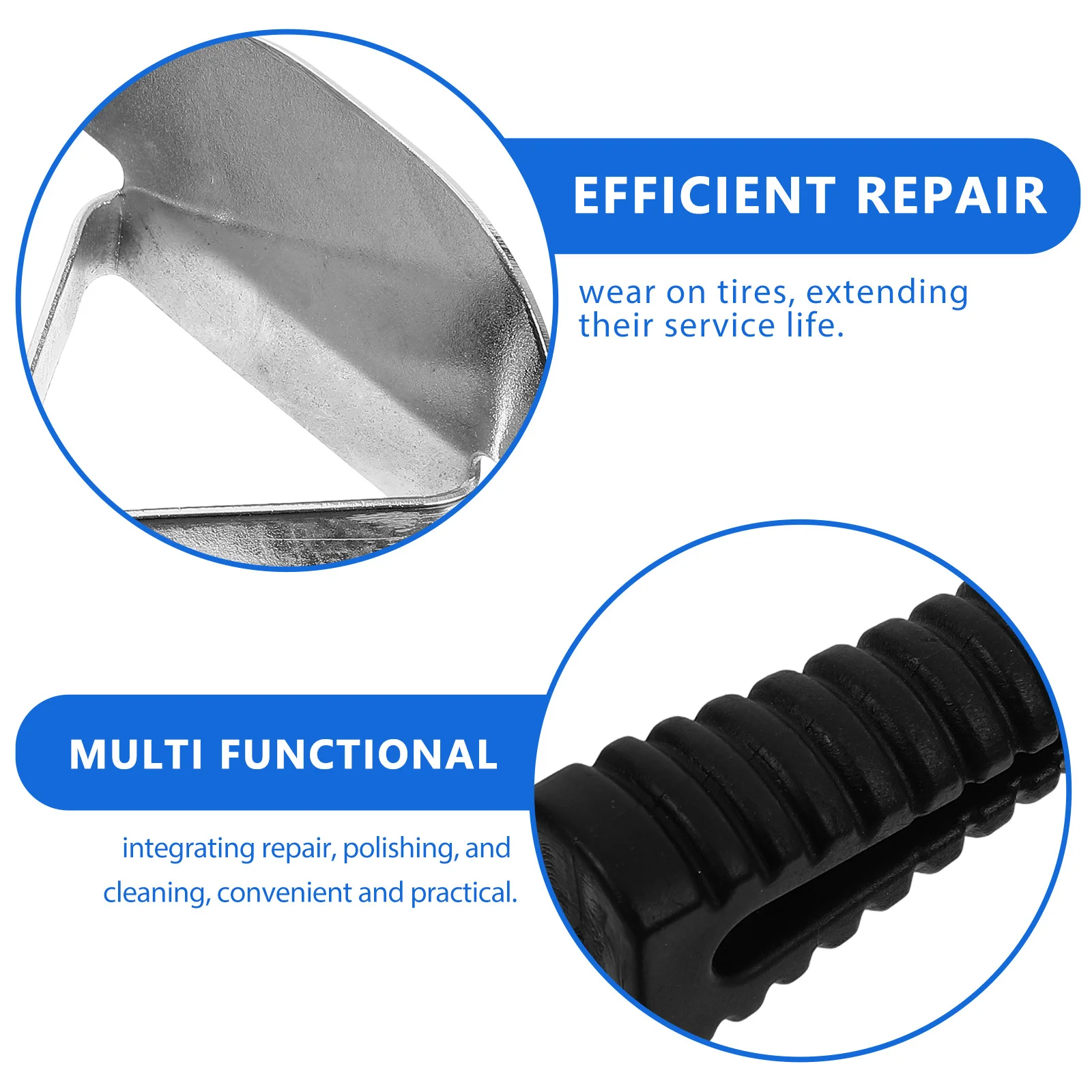 

Скребок для внутреннего вкладыша шин, сверхмощный инструмент из нержавеющей стали для эффективного ремонта и очистки шин, универсальный для автомобиля, мотоцикла