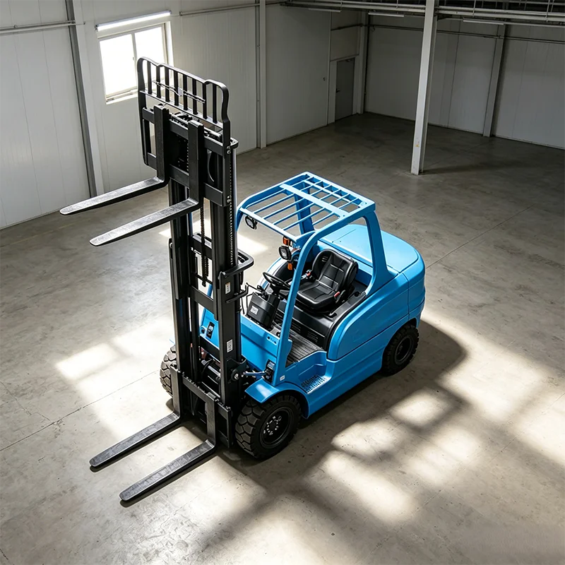 Mini Electric Forklift Compact Battery Operated Forklift Small Space Flexible Operation Easy to Maneuver