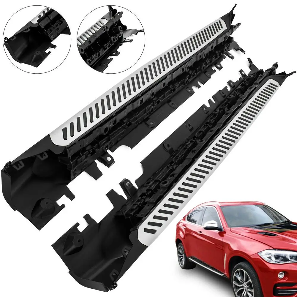 

Mophorn Aluminum Side Step for BMW X6 F16 Running Board OE Style Nerf Bar 2015-2018