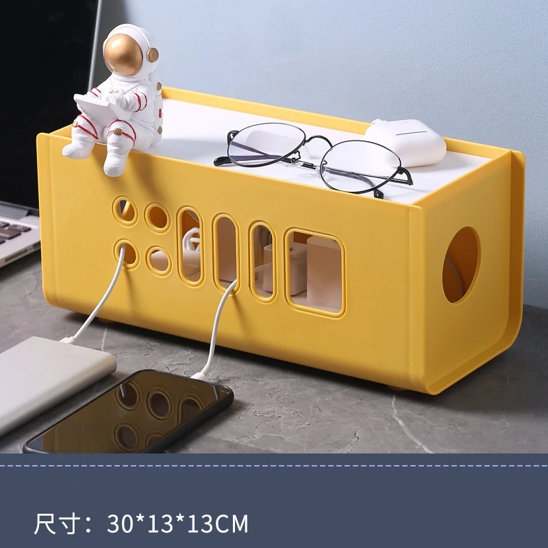 صندوق تخزين الكابلات متعدد الوظائف لوحة الطاقة إدارة الأسلاك المقبس سلك حالة سلامة غرفة المنزل شبكة خط صندوق تخزين