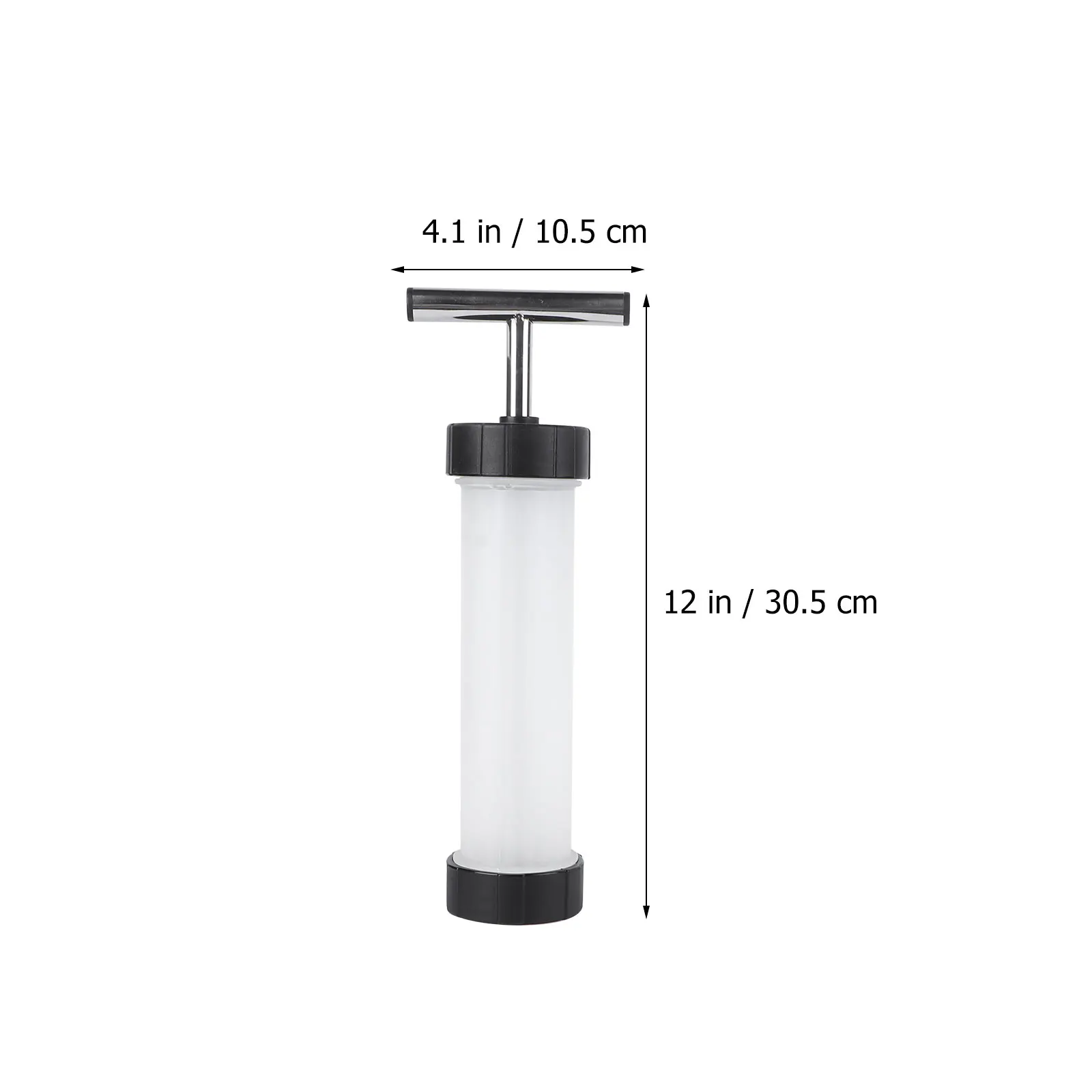 

Manual Sausage Making Kit Food Grade Steel Filler Tube Stuffer Machine Homemade Meat Kitchen Tool for Beef Pork Turkey