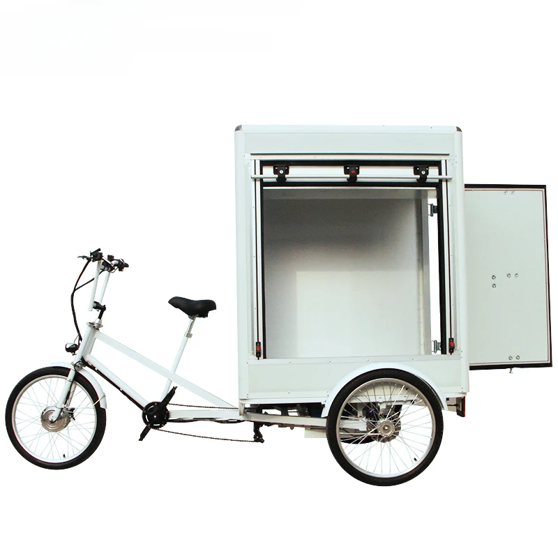 electric cargo bike cargo tricycle 3 wheels big volume bike electric heavy loading bicycle