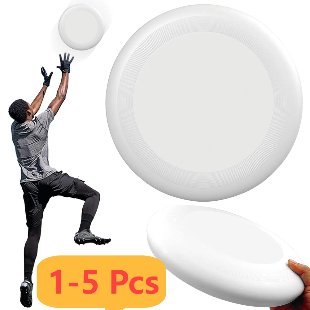1-5 Pcs Flying Saucer Children Adult Outdoor Playing Game Disc Ultimate Competition Disc for Beach Backyard Lawn Park Camping