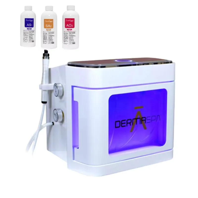 Factory Sales Awua Peel Skin Scrubber Deep Face Cleaning Dermaspa Skin Peel Aqua Peel Facial Bubble Cleansers Beauty Machine