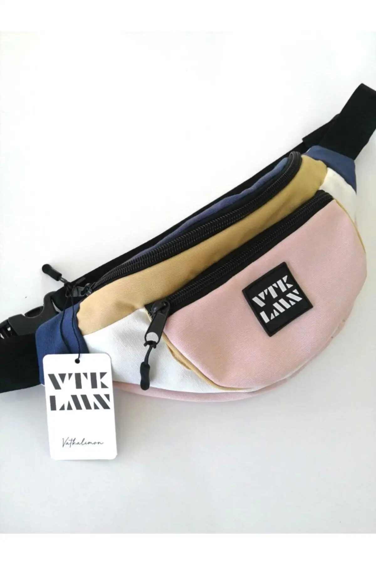 Unisex colorful shoulder and waist bag