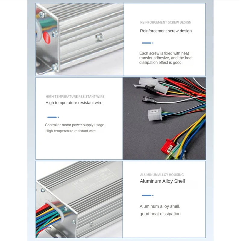 48V/60V/64V1000W 40A Electric Vehicle Tricycle Controller For E-Bike Electric Bicycle Scooter