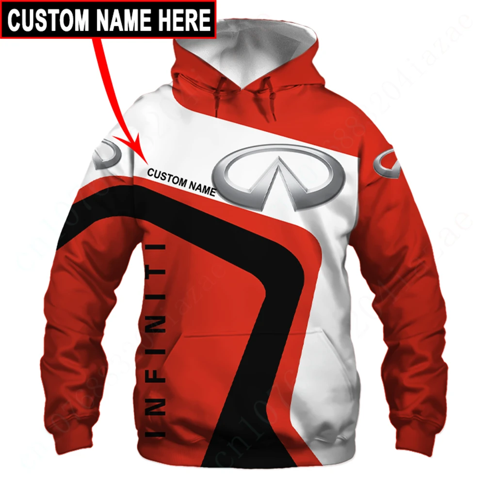 

Infiniti Sweatshirt Anime Zip Hoodie Casual Hoodies For Men Women Unisex Clothing 3D Printing Pullover Top Harajuku Hoodies