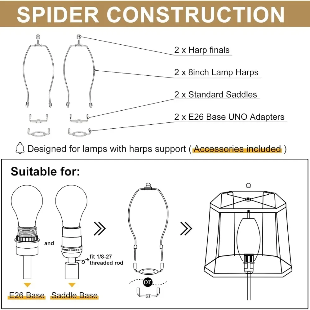 مجموعة ظلال مصابيح مستطيلة مكونة من 2، 10.5 بوصة × 10 بوصة × 13 بوصة أباجورة بيج زاوية متوسطة القطع مصنوعة يدويًا من الكتان الطبيعي، تتضمن عبوتين لتر