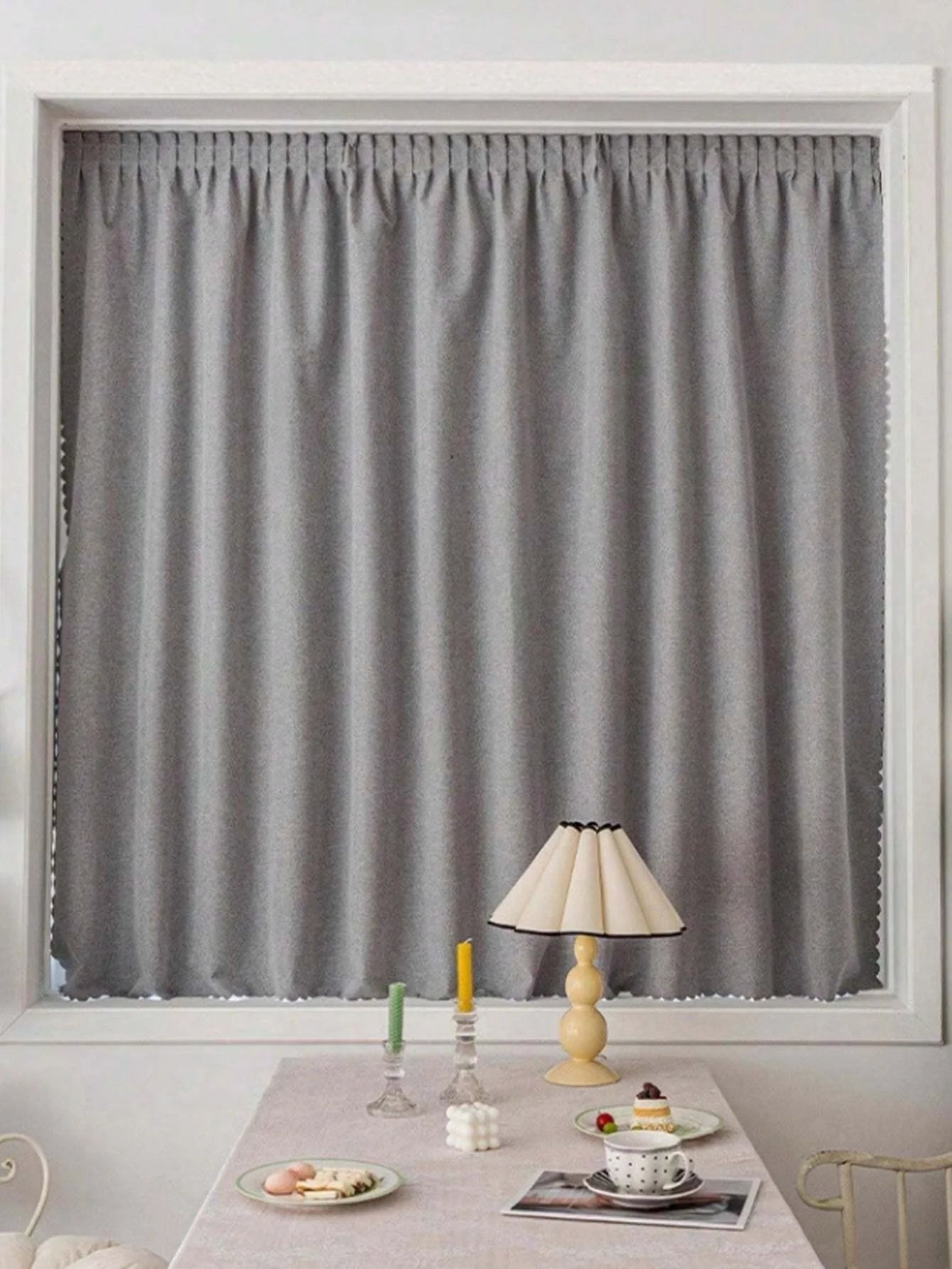 1pc Self-Adhesive Hook-And-Loop Curtains, Sun-Shading & Heat-Insulating Curtains For Windows Without Drilling, Easy Setup