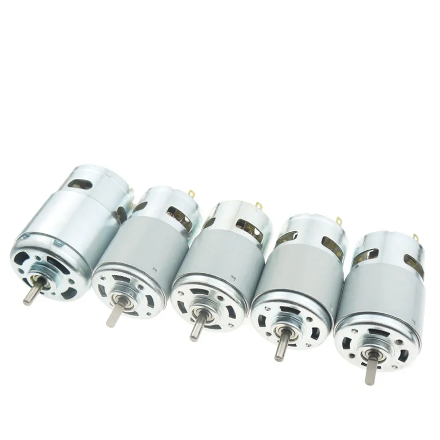 775 DC ,Motor DC12V-24V 3500--9000RPM Ball Bearing High Torque High Power Low Noise Motor Hot Electronic Components