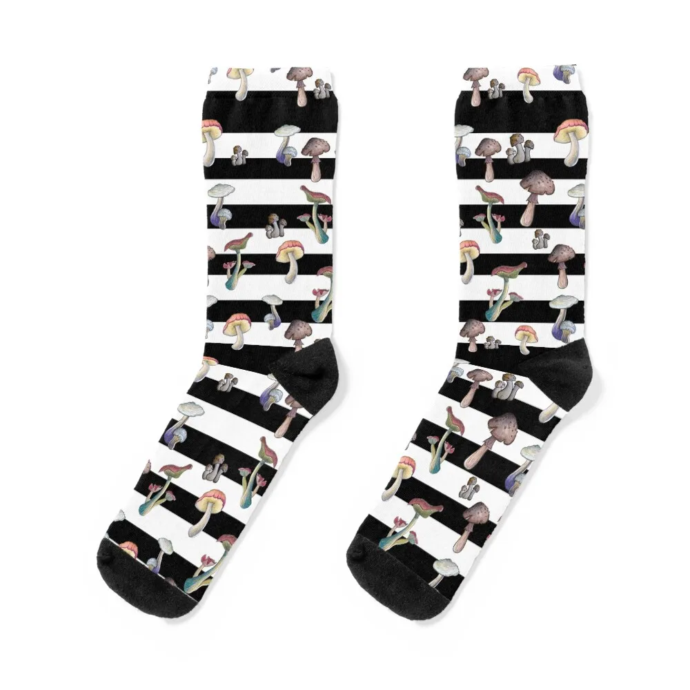

Mushroom explosion Socks new year cute snow cycling Men Socks Luxury Brand Women's