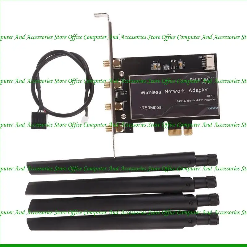 U55C 1750 Мбит / с BM-94360 Беспроводной адаптер Wi-Fi Card Card Card Pcie WiFi Адаптер