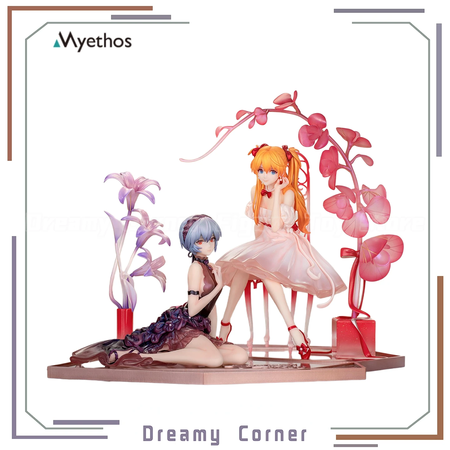 

【В наличии】Myethos EVA Flower Word Soryu Asuka Langley REI AYANAMI 2 шт. масштаб 1/7, коллекция фигурок, подарки