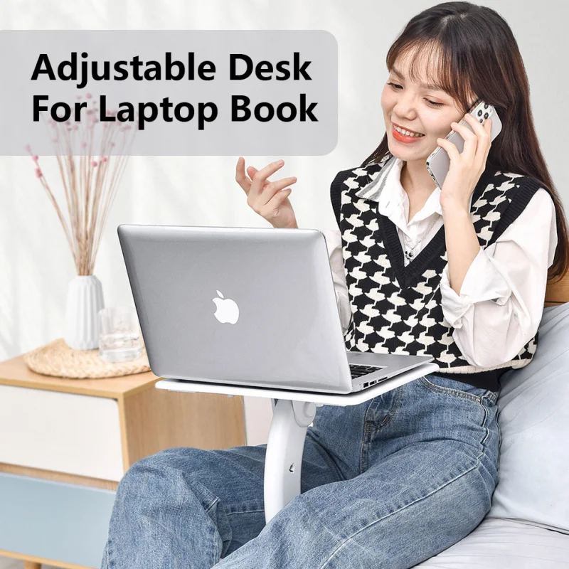 Portable Laptop Desk For Laptop Table Book Notebook Folding Bed Table Multi Function Learning Reading Heightening Bracket Stand