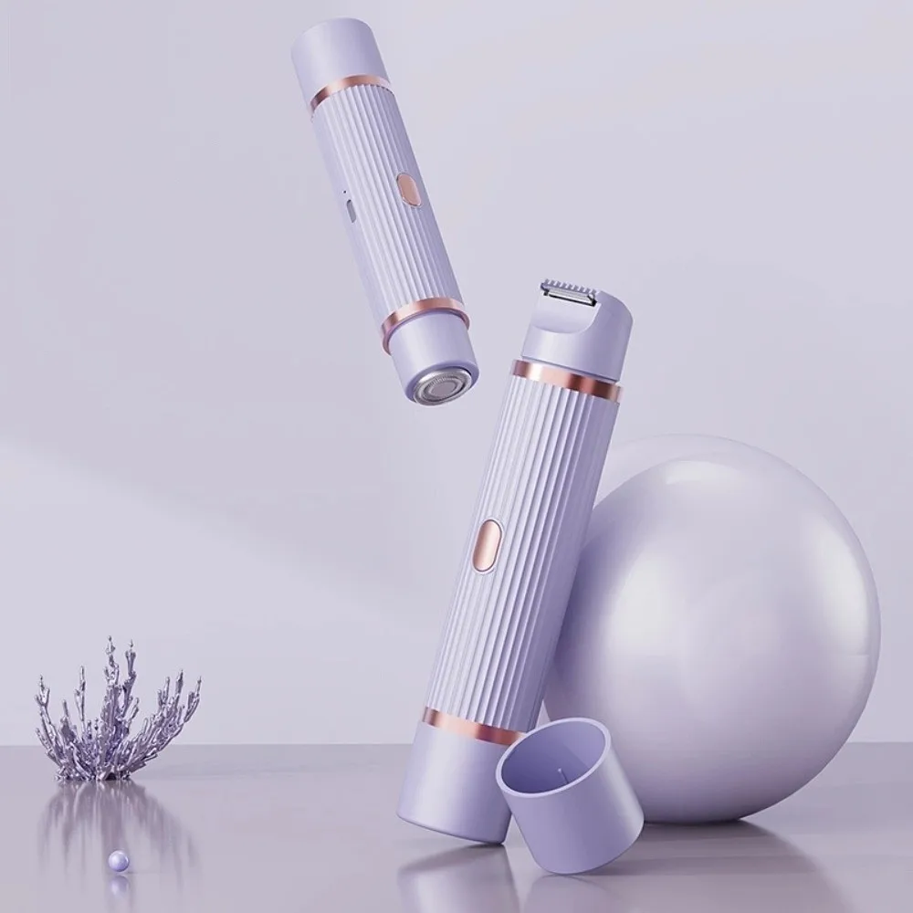 

2 in 1 Electric Shaver Rechargeable Detachable Head Electric Epilator Double Head Hair Removal Machine Hair Trimmer