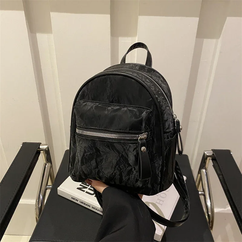 حقائب ظهر نسائية لطيفة عبر الجسم حقيبة كتف بولي Leather جلد بنات مدرسة أنثى كتاب صغير حقيبة كمبيوتر محمول حقيبة ساع #3