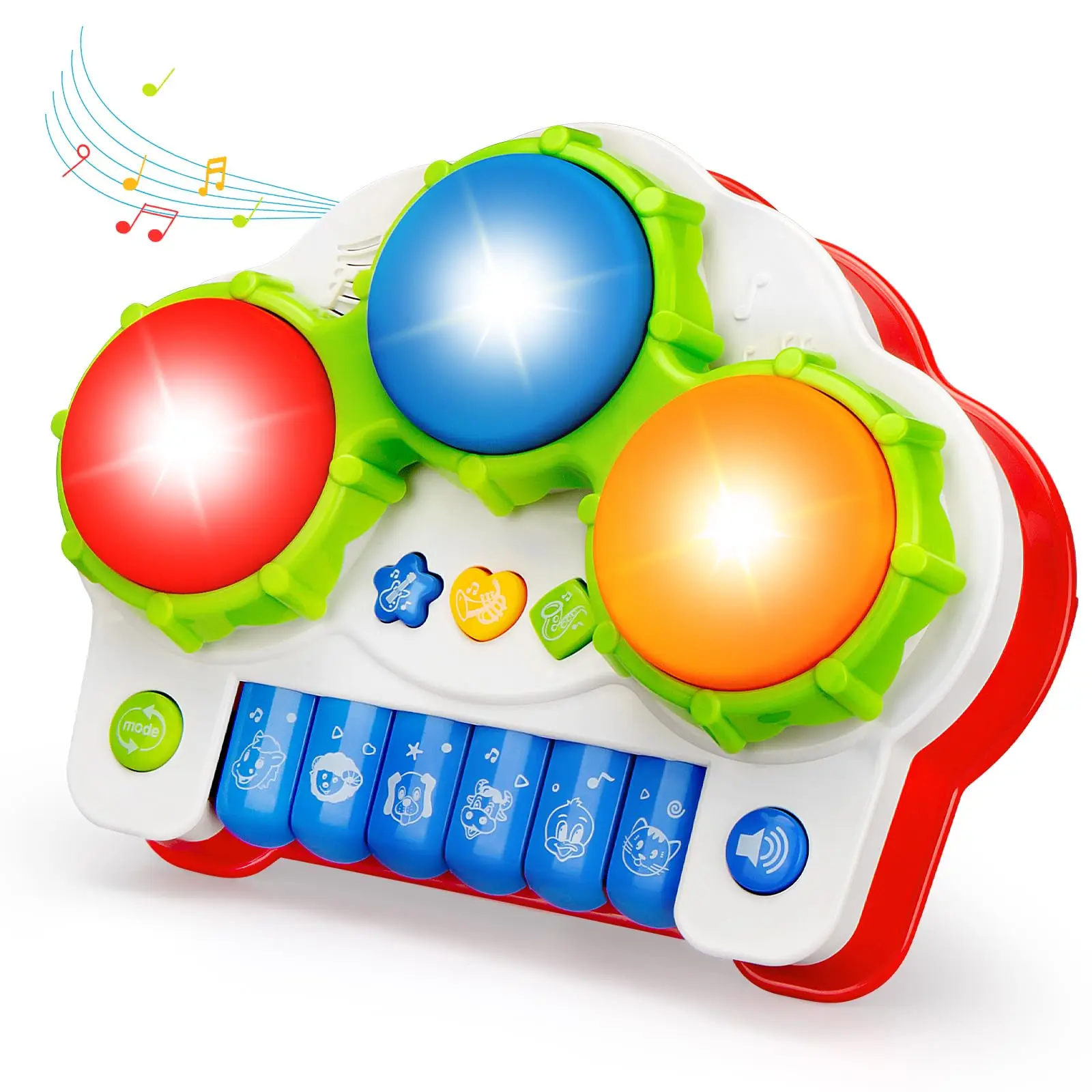 

Лидер продаж, забавный креативный набор для раннего образования, детские музыкальные обучающие и образовательные игрушки, клавиатура, детские подарки на день рождения