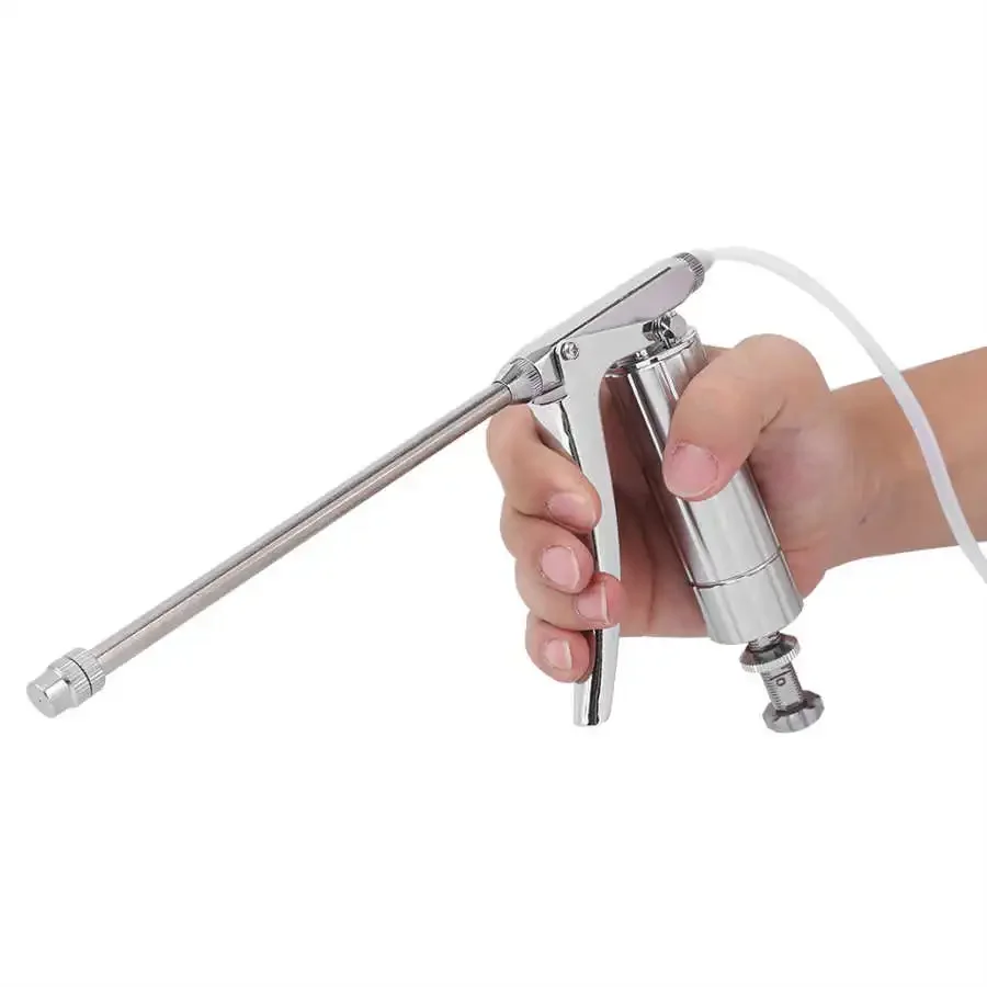 1PCS Stainless Steel Beekeeping Bee Continuous Medicine Sprayer Pollination Syringe Tools Beekeeper Equipment