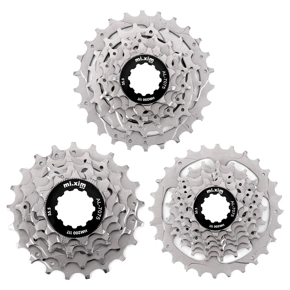 5/6/7速自転車カセット 11-28T/11-26T/11-21T バイクカセット フリーホイール ブロンプトン折りたたみ自転車用カセット フライホイール