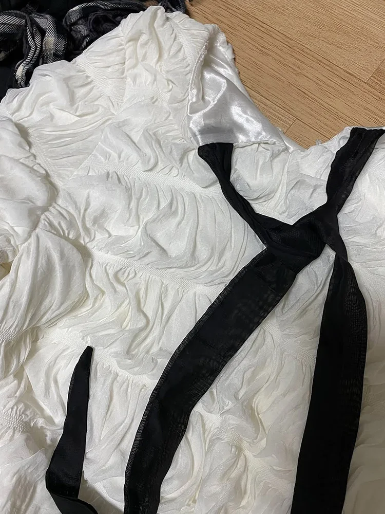 

Faionable White Long Sve Ne Hanging Top Ele Unique Y2K Sle Women's Vest Summer Commute Slim Fit Cotton Blend