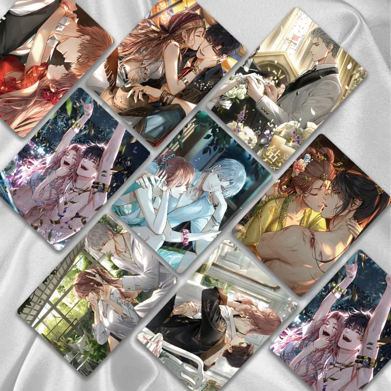 55Pcs Game Light And Night Photo Card Set - Evan Osborn Sariel Jesse Charlie Holographic Lomo Cards Fans Gift