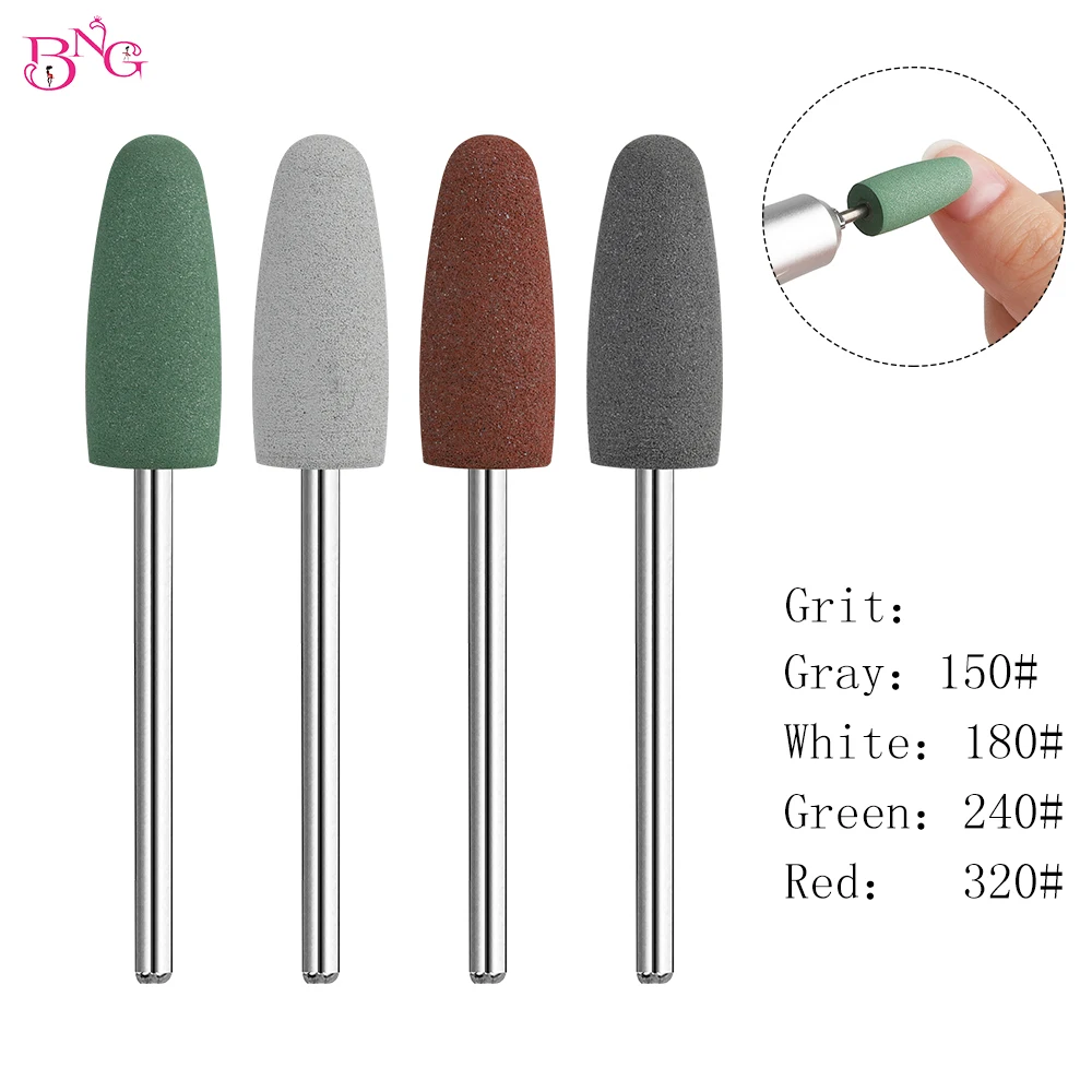 

1PC Rubber Silicon Nail Drill Cutter for Manicure Accessories Nail Bits Milling Cutter Buffer Polisher Grinder